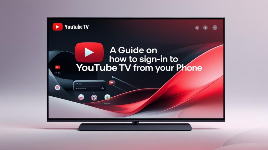 A Guide on How to Sign-In to YouTube TV from Your Phone