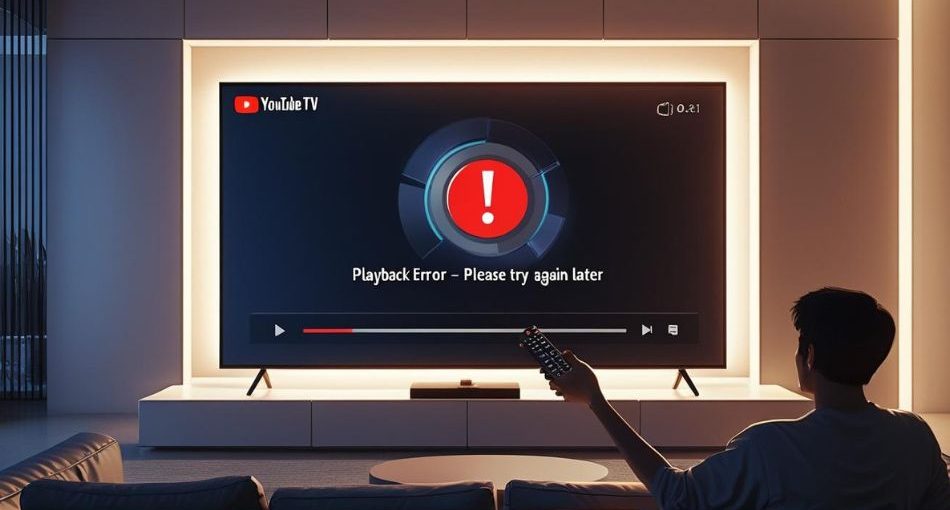 youtube tv playback error