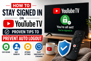 How to Stay Signed In on YouTube TV