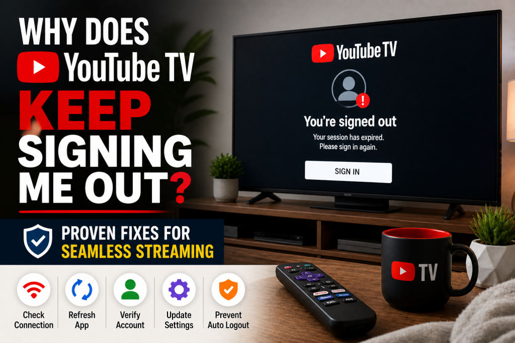 Why Does YouTube TV Keep Signing Me Out