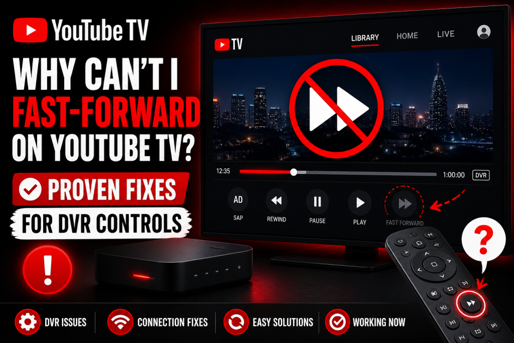Why Can’t I Fast Forward on YouTube TV