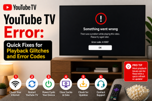 YouTube TV Error