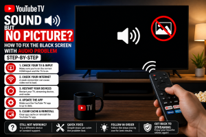 YouTube TV Sound but No Picture