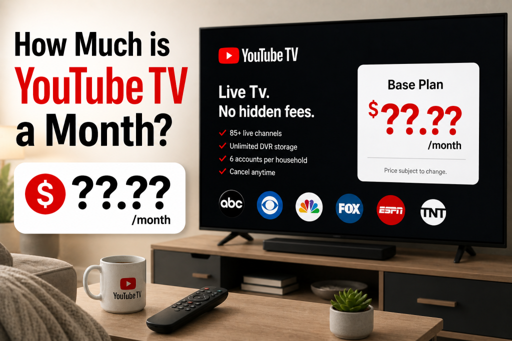 How Much is YouTube TV a Month