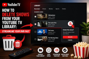 How to Delete Shows from YouTube TV Library-Streamline Your DVR Fast