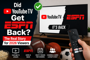 Did YouTube TV Get ESPN Back-The Real Story for 2026 Viewers