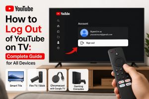 How to Log Out of YouTube on TV