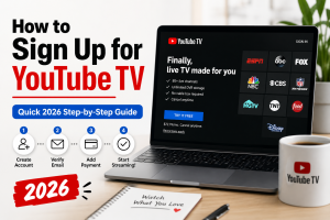 How to Sign Up for YouTube TV-Quick 2026 Step-by-Step Guide
