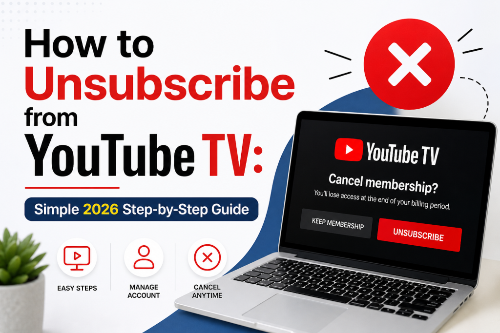 How to Unsubscribe from YouTube TV-Simple 2026 Step-by-Step Guide