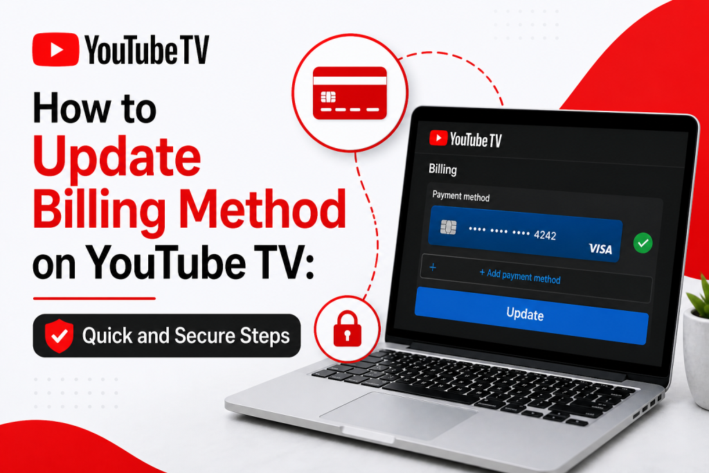 How to Update Billing Method on YouTube TV-Quick and Secure Steps