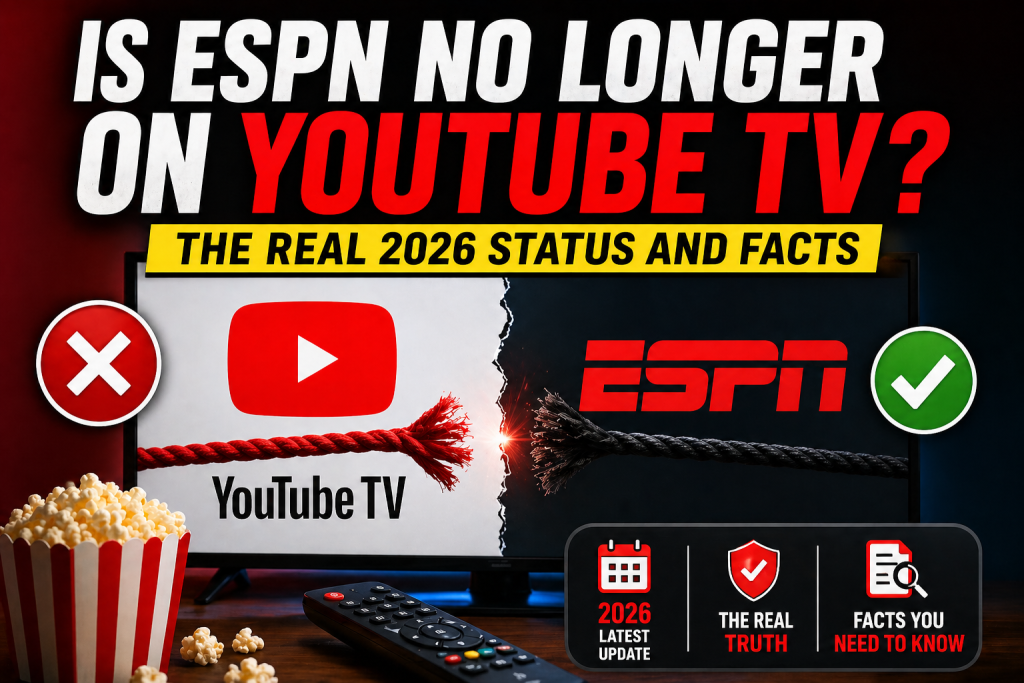 Is ESPN No Longer on YouTube TV