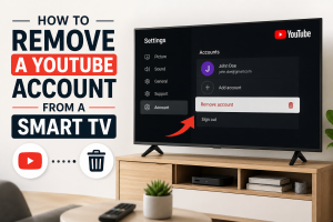 How to Remove a YouTube Account from a Smart TV