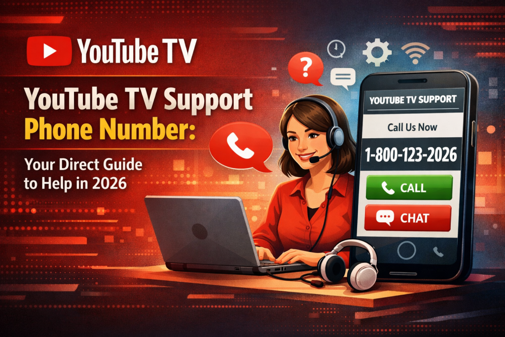 YouTube TV Support Phone Number-Your Direct Guide to Help in 2026