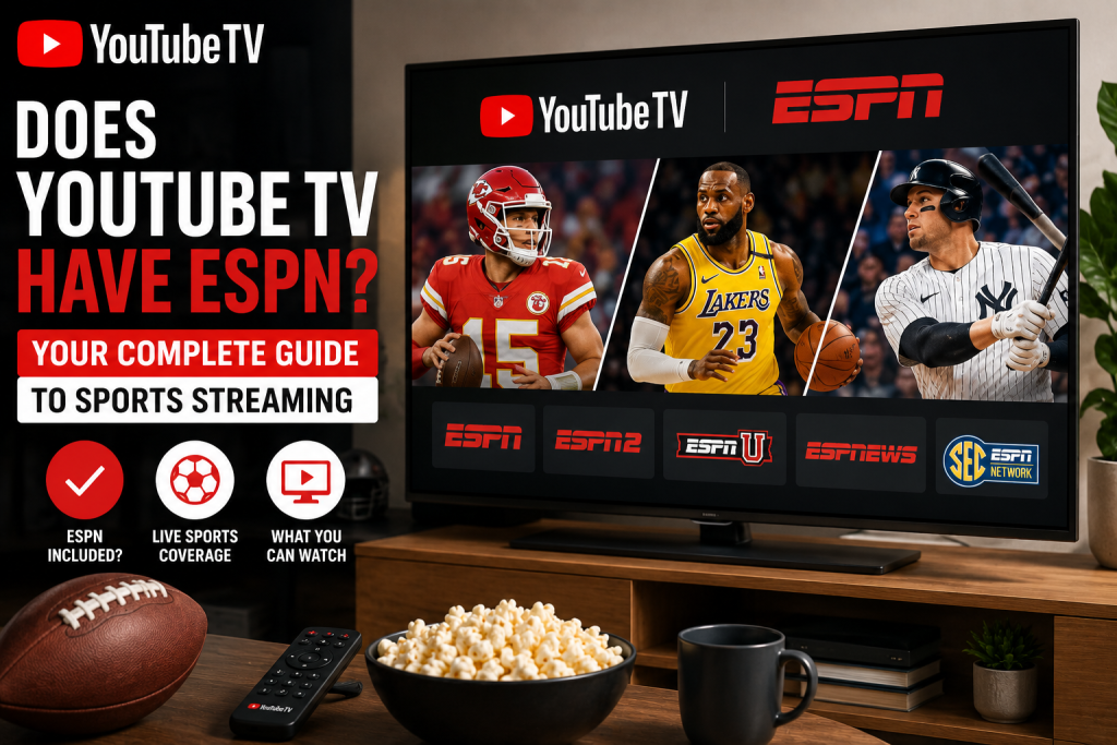 Does YouTube TV Have ESPN