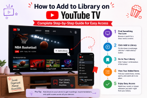 How to Add to Library on YouTube TV