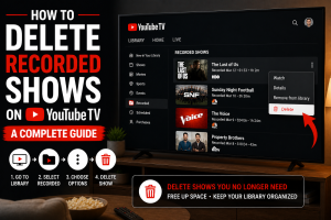 How to Delete Recorded Shows on YouTube TV