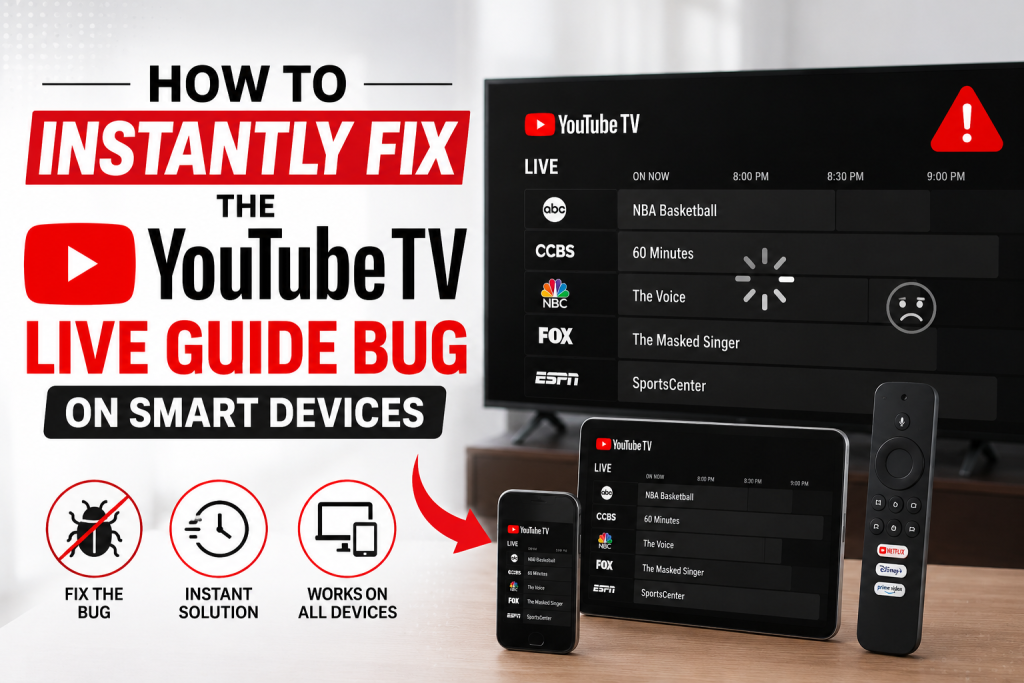 How to Instantly Fix the YouTube TV Live Guide Bug on Smart Devices