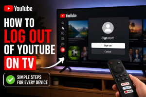 How to Log Out of YouTube on TV.