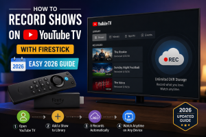 How to Record Shows on YouTube TV with Firestick