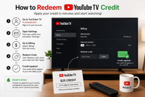 How to Redeem YouTube TV Credit