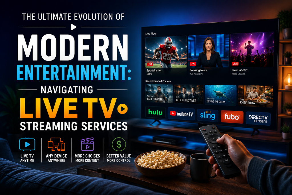 The Ultimate Evolution of Modern Entertainment-Navigating Live TV Streaming Services