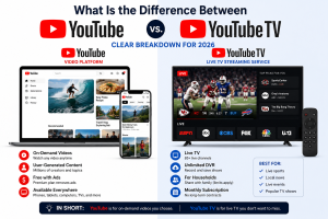What Is the Difference Between YouTube and YouTube TV