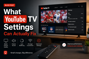 What YouTube TV settings can actually fix