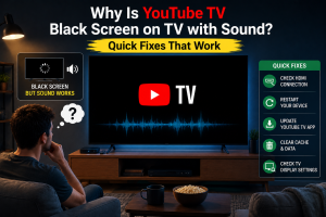 Why Is YouTube TV Black Screen on TV with Sound