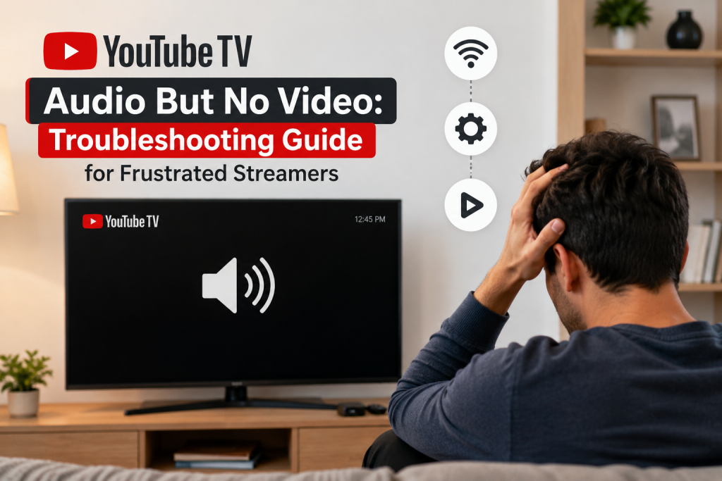 YouTube TV Audio But No Video