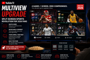 YouTube TV Multiview Upgrade-Split-Screen Sports Revolution for 2026 Fans