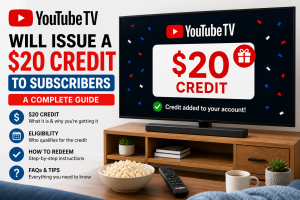 YouTube TV Will Issue a $20 Credit to Subscribers