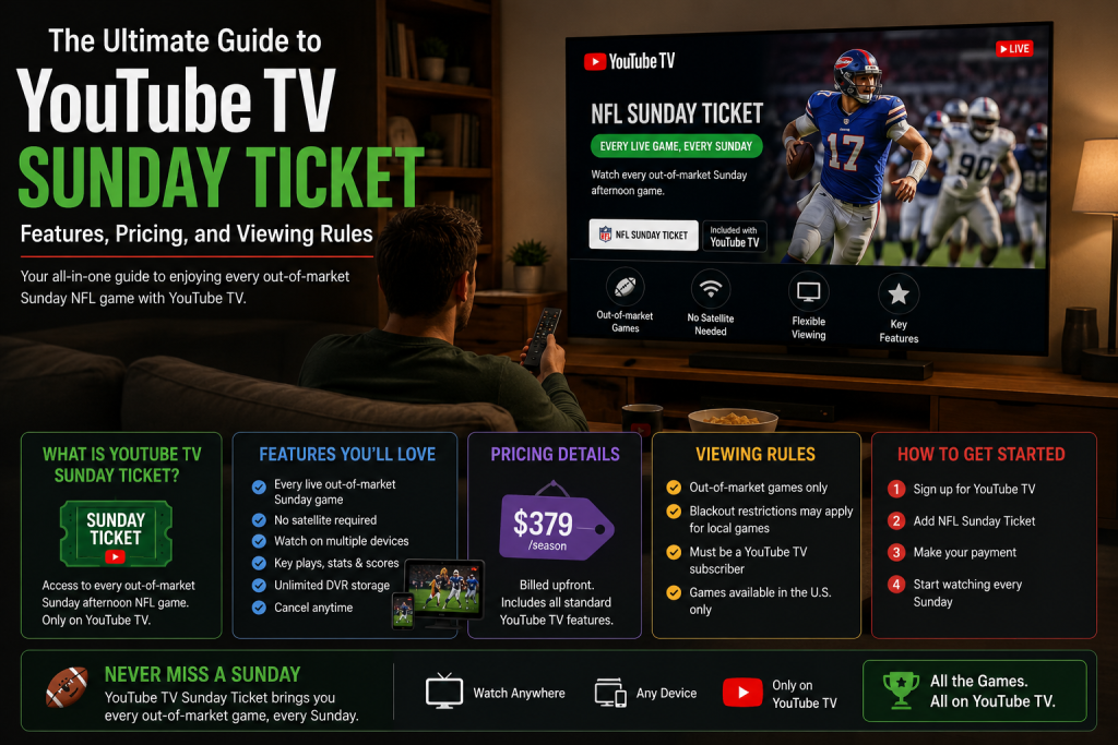 youtube tv sunday ticket