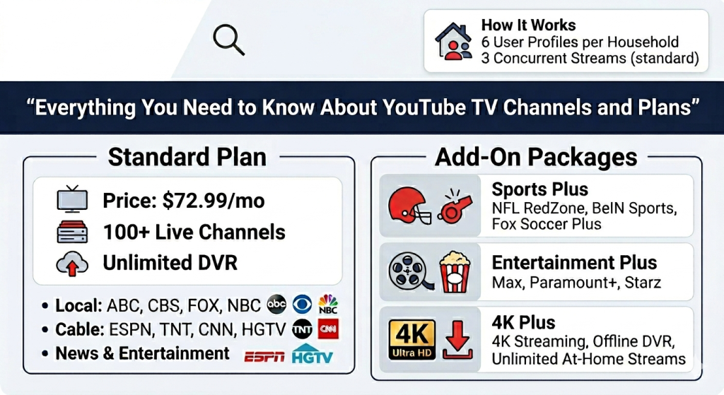 youtube tv channels