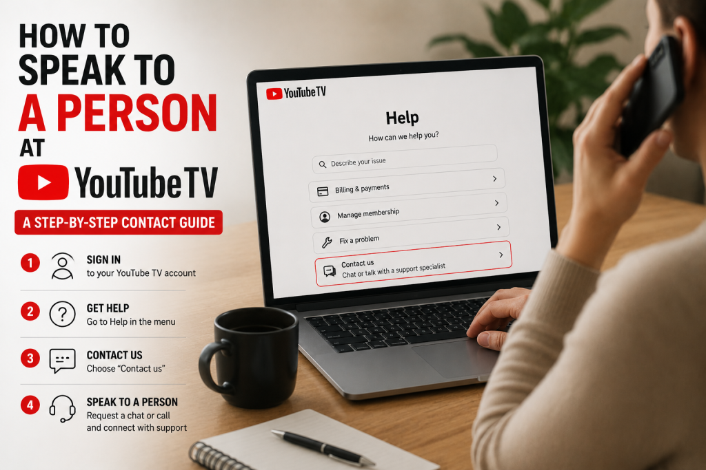 How to Speak to a Person at YouTube TV