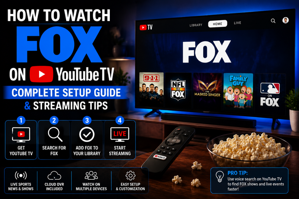 How to Watch FOX on YouTube TV