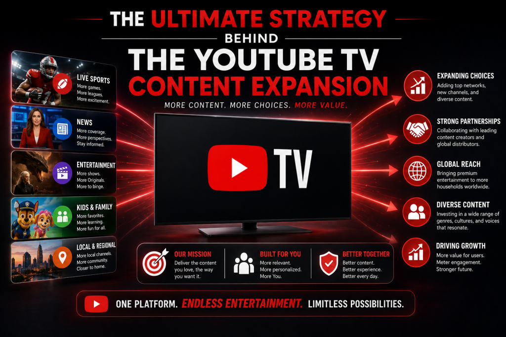 Strategy Behind the YouTube TV Content Expansion