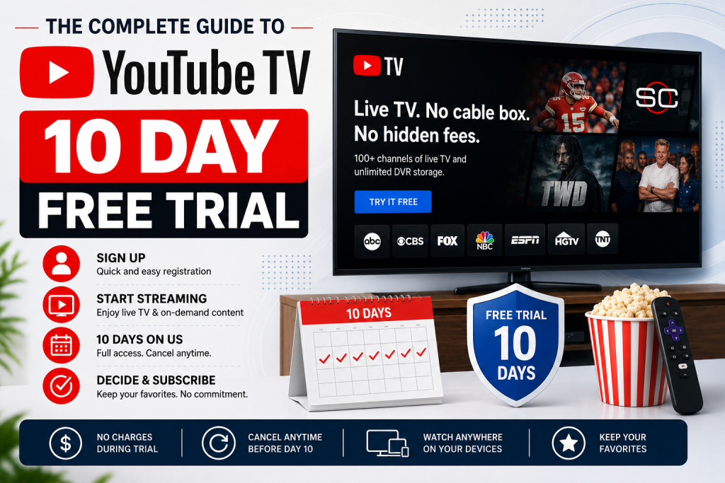 The Complete Guide to the YouTube TV 10 Day Free Trial