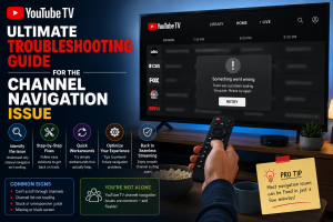 YouTube TV Channel Navigation Issue