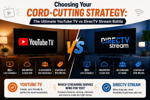 YouTube TV vs DirecTV Stream Battle