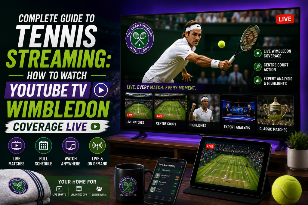 How to Watch YouTube TV Wimbledon Coverage Live