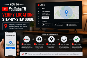 How to YouTube TV Verify Location