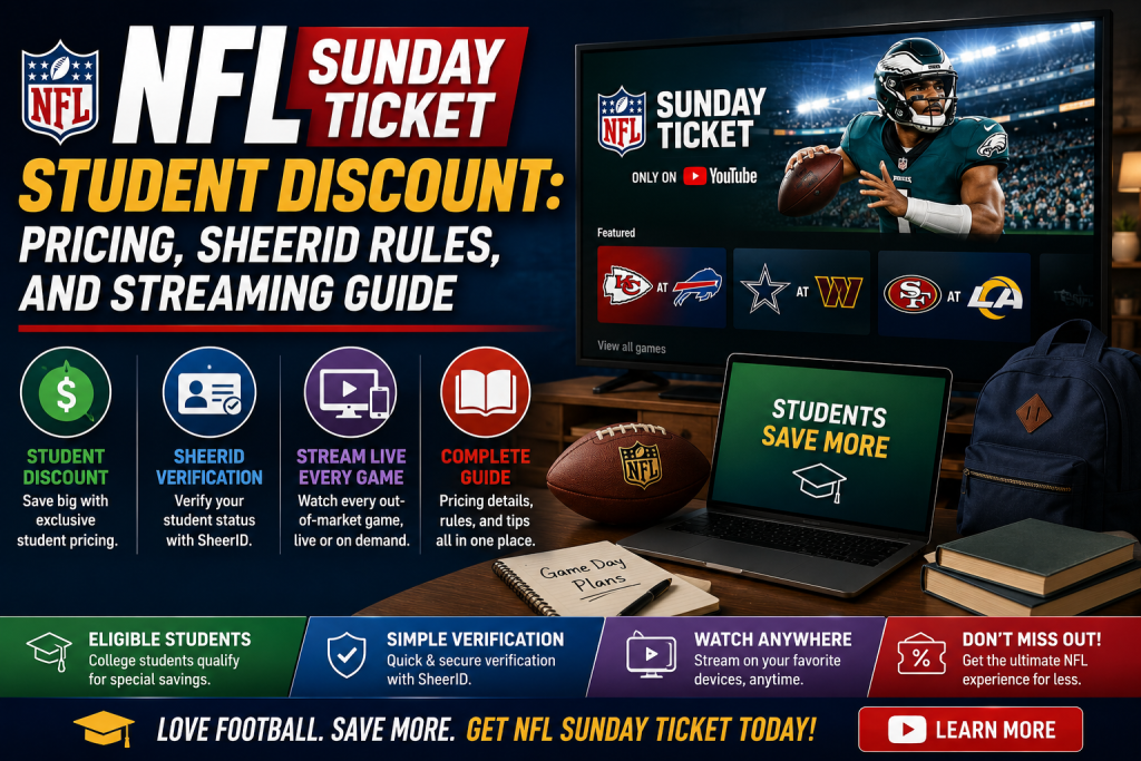 NFL Sunday Ticket Student Discount