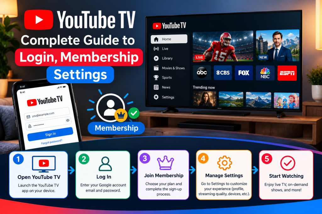 Complete Guide to YouTube TV Login Membership Settings