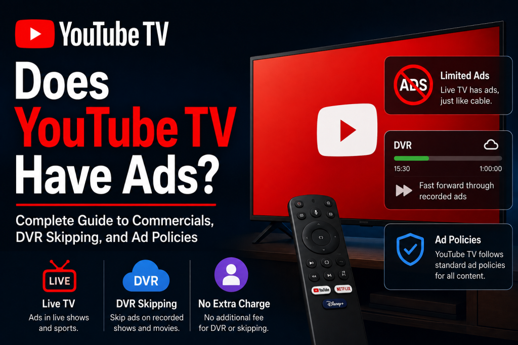 Does YouTube TV have Ads