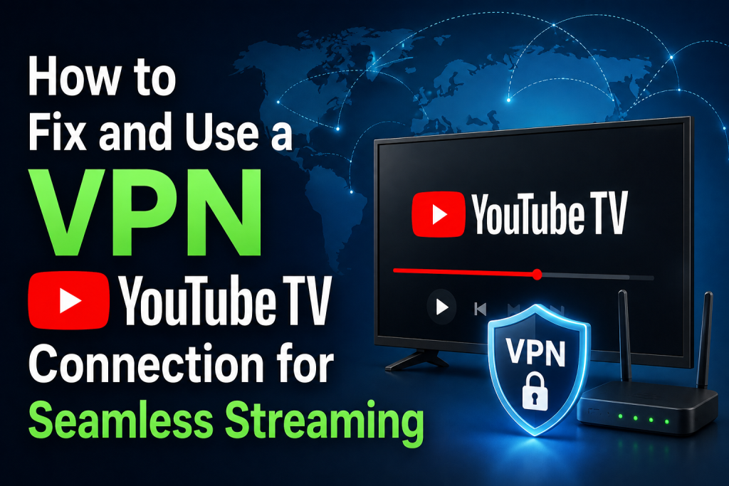 How to Fix and Use a VPN YouTube TV