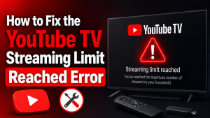 How to Fix the YouTube TV Streaming Limit Reached Error