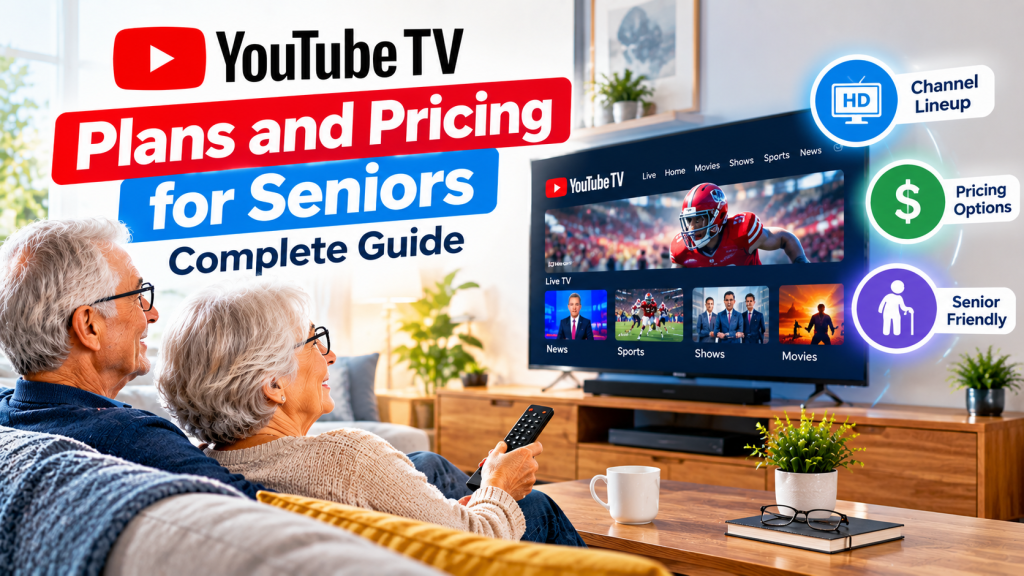 YouTube TV Plans and Pricing for Seniors-Complete Guide