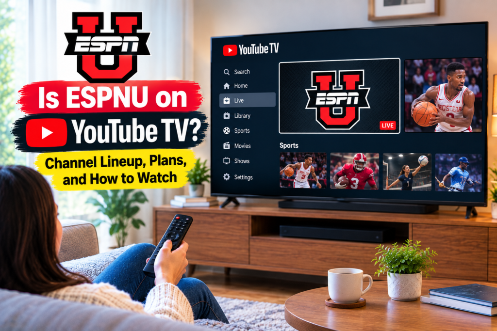 Is ESPNU on YouTube TV-Channel Lineup, Plans, and How to Watch
